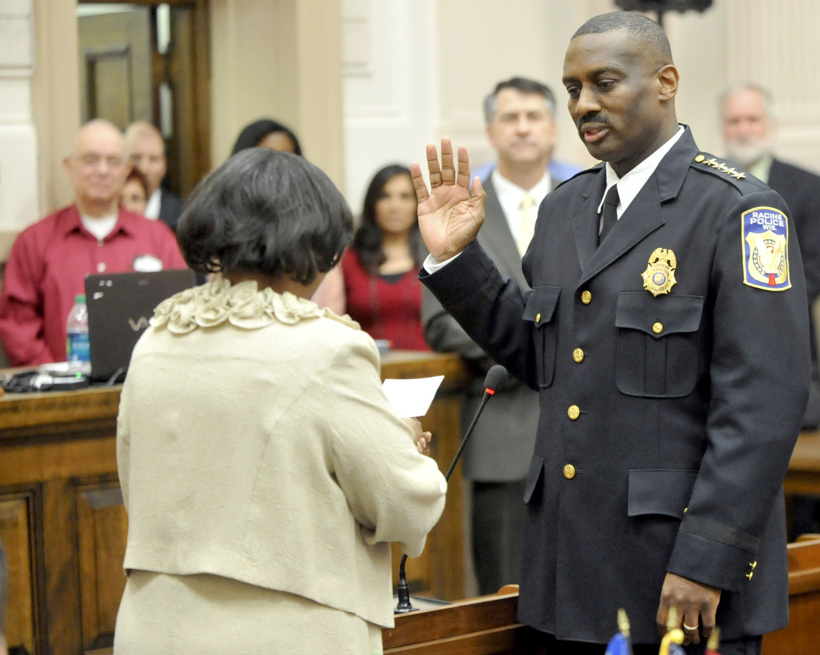 April 2012: Howell sworn in